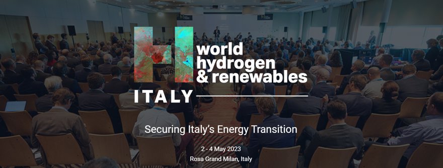 Massimo Valsania presents at World Hydrogen & Renewables Italy 2023