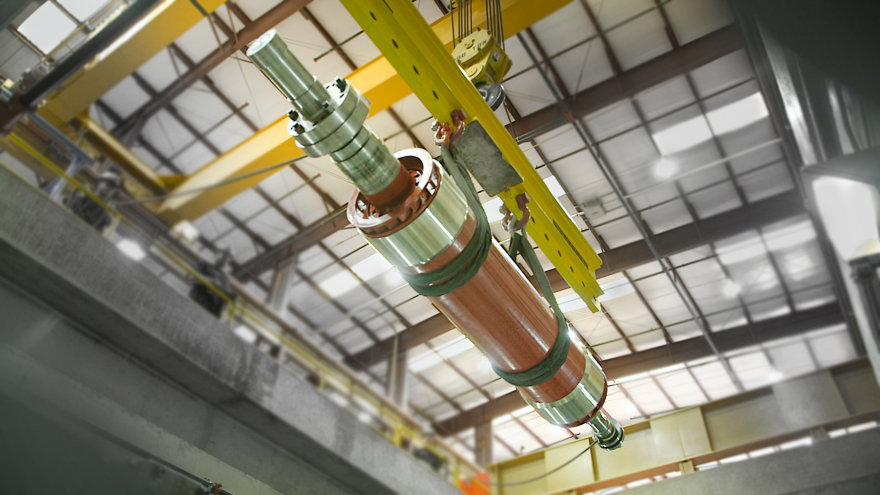 Peaking power plant restored to peak performance