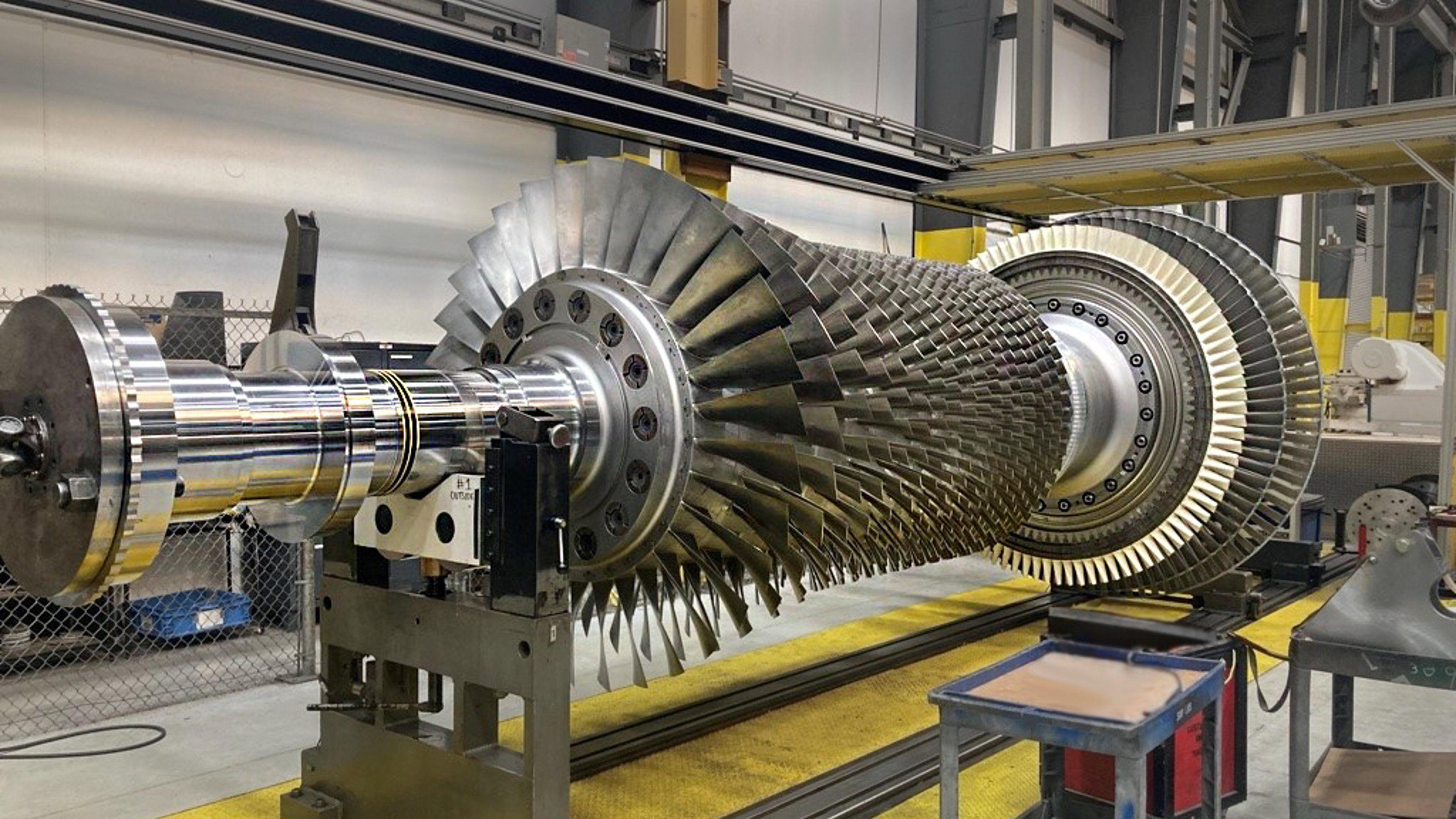 Frame 7F Gas Turbine - New Rotor Manufacturing | EthosEnergy