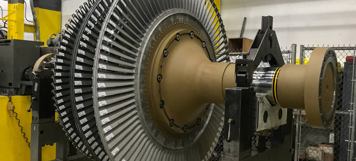 Regenerating a refinery cogen’s Frame 7EA rotors