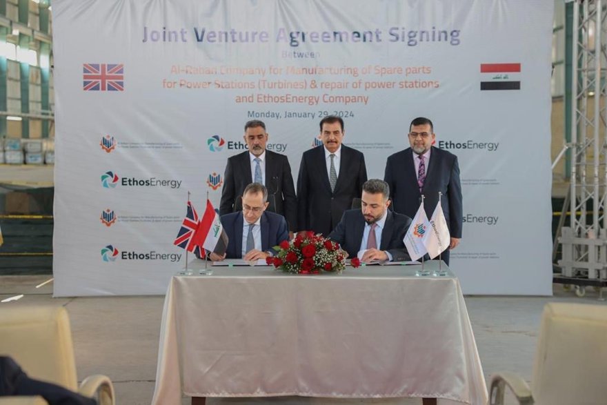 EthosEnergy y Raban Al-Safina Group firman un acuerdo de empresa conjunta en Irak